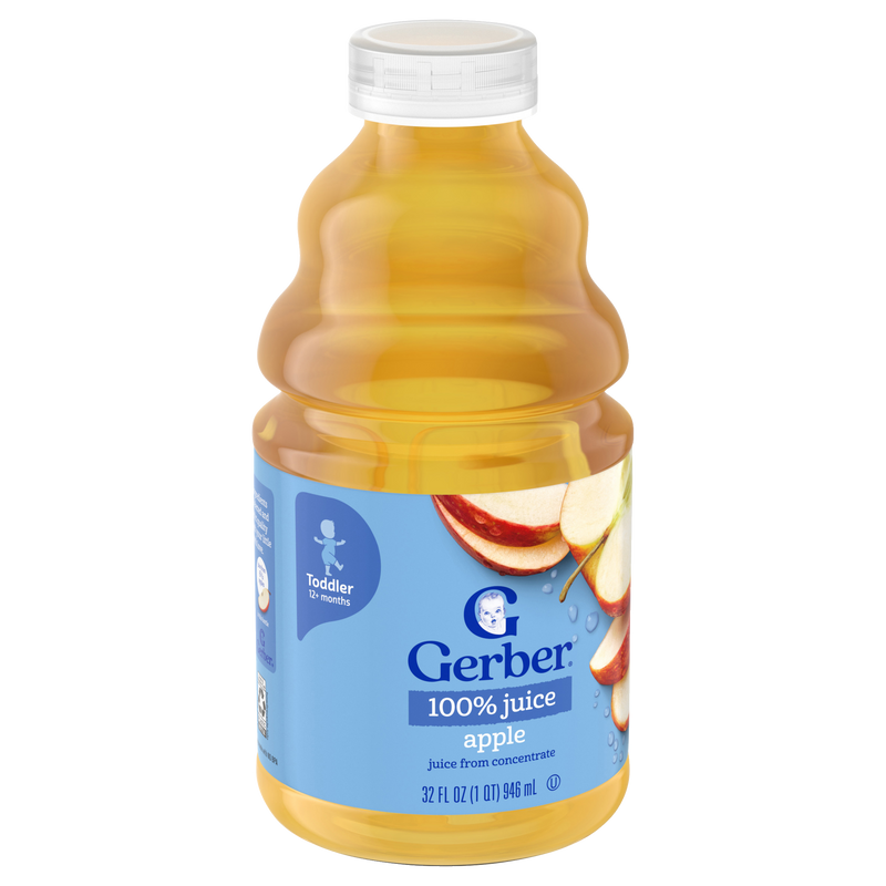 GERBER® 100%蘋果汁 946毫升 (新舊包裝隨機發送)