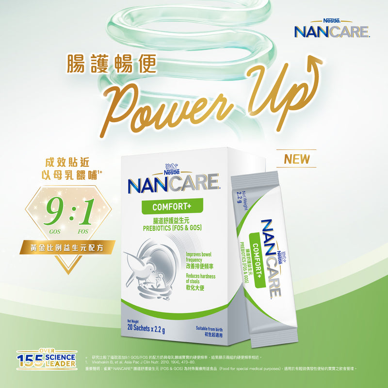 雀巢®NANCARE® 腸道舒護益生元 (FOS & GOS)