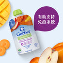 Gerber 嘉寶有機果蓉 - 胡蘿蔔•蘋果•芒果99克X6包裝 (1箱)