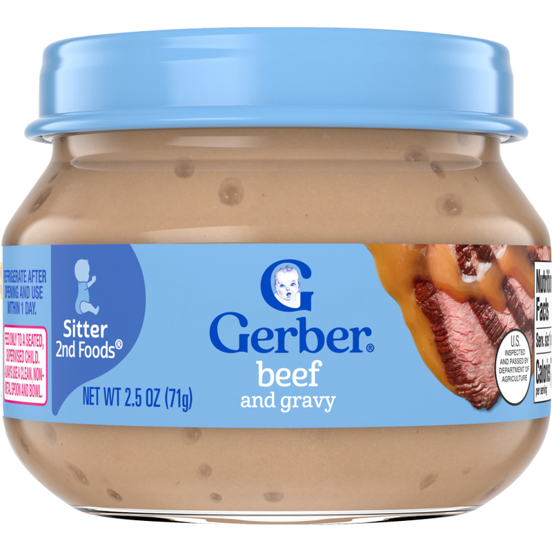 GERBER® 牛肉蓉 71克 (原箱購買) (新舊包裝隨機發送)